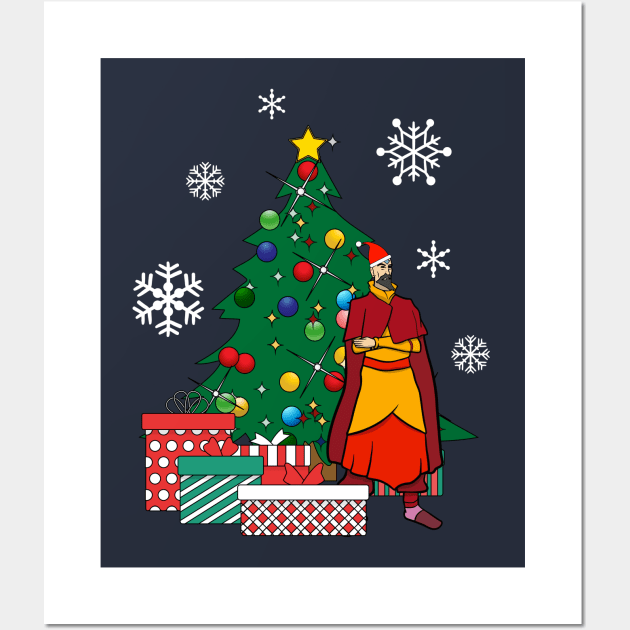 Tenzin Around The Christmas Tree Avatar Wall Art by Nova5